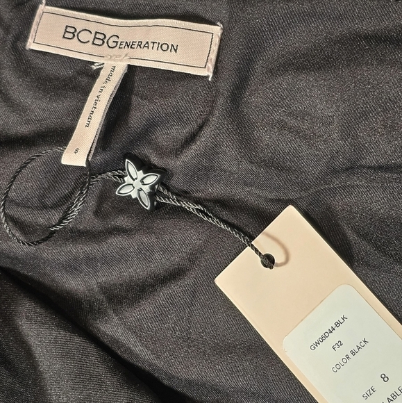 BCBGeneration Women's Metallic Ruched Bodycon Dress Size 8 (M) NWT - Picture 14 of 15